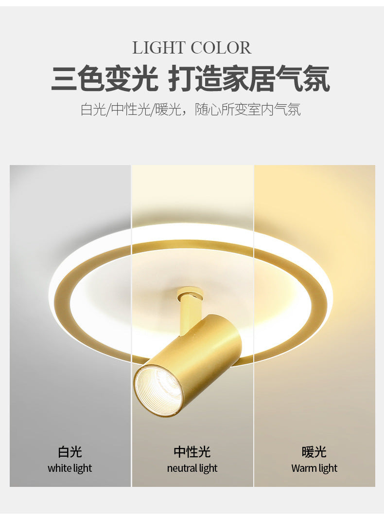 Aisle Light with Spotlight Corridor Light Entryway Staircase Cloakroom Balcony Light Luxury Internet Celebrity Ceiling Light led