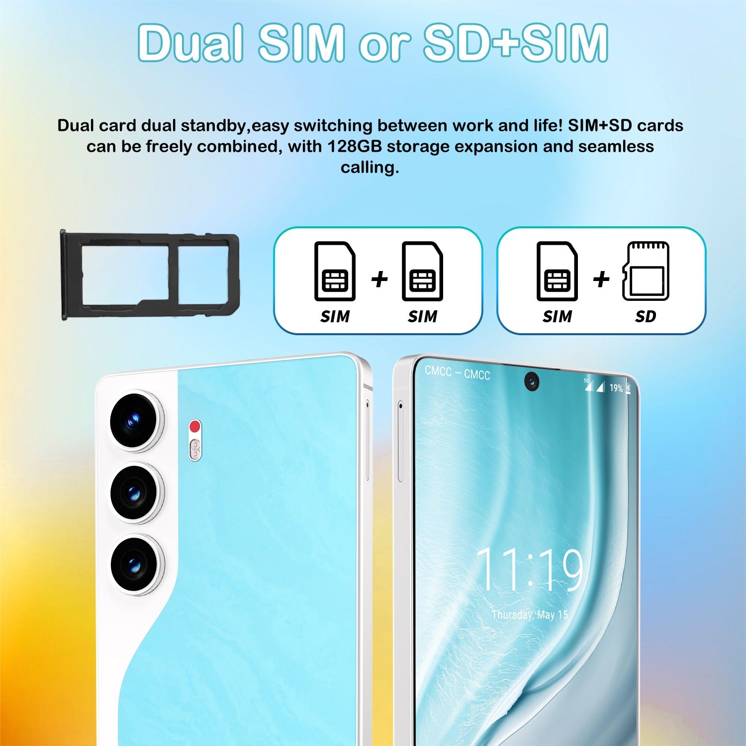 Bestsellers in Southeast Asia C40 Pro Smartphone16+1T Android Phone7.3Inch Large Screen