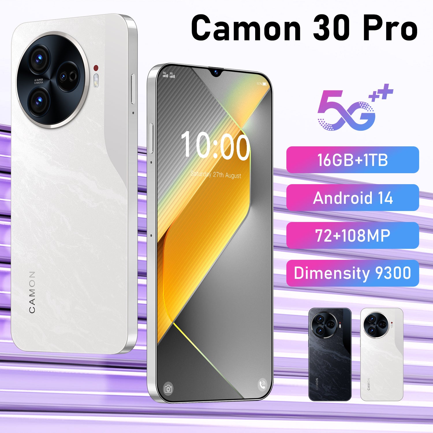 Hot Sale New C30 Pro Mobile Phone16+1T Android Smart Large Screen Mobile Phone Manufacturer(Popular)