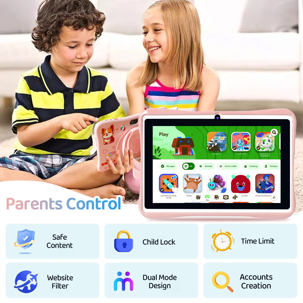 External Order 2025New7Children's Smart Android Tablet Computer Vision Protection Learning and Entertainment Tablet