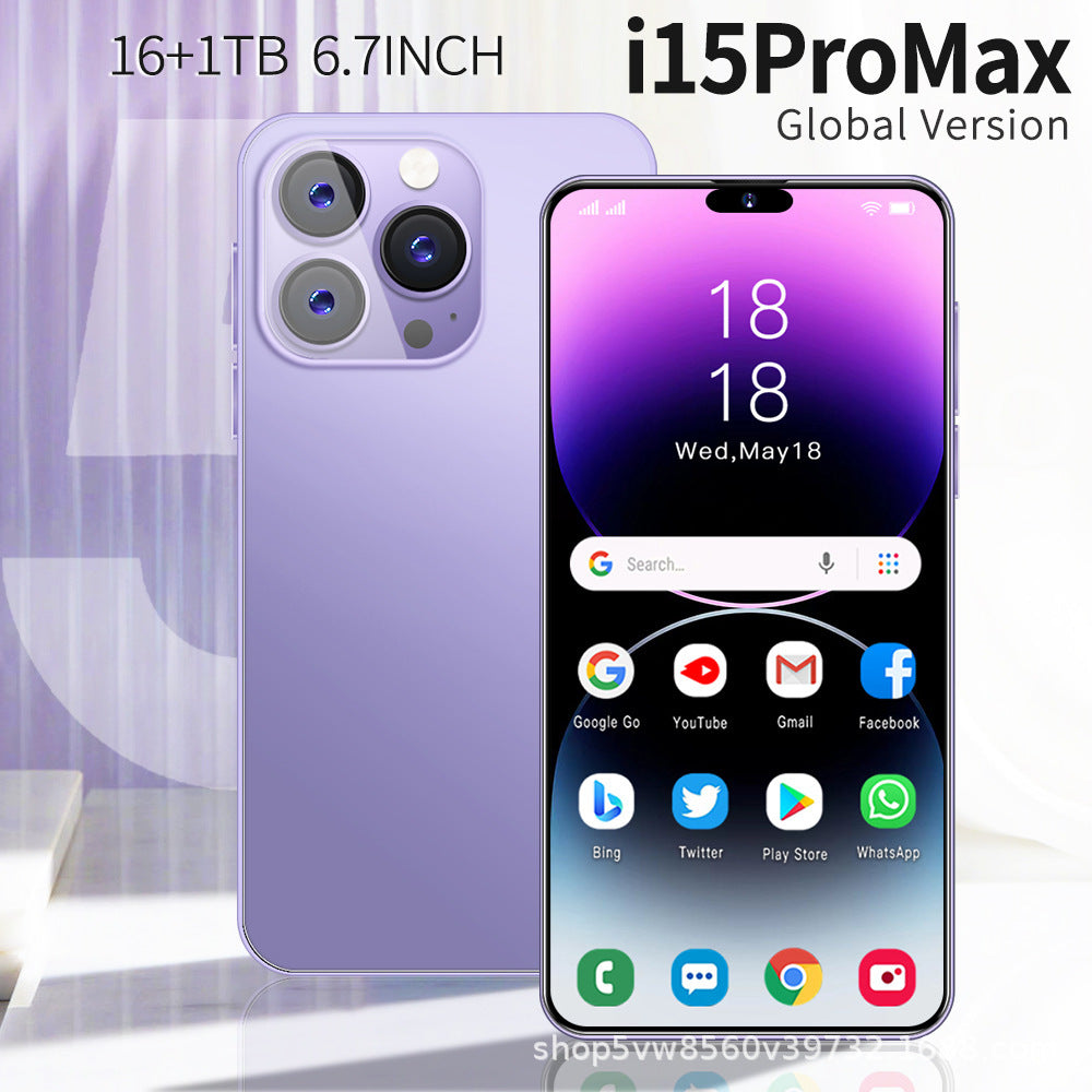 New Mobile Phone i15 Pro Max Smart All-in-One Device16+1T Large Memory Factory Direct Delivery