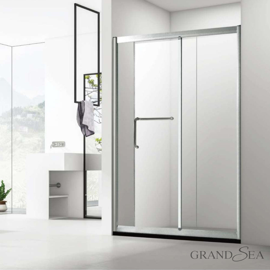 Grandsea Custom Aluminum Frame Slide Bathroom Glass Shower Door Portable Shower Room