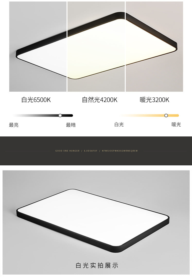 Modern simple personality square living room lamp Nordic Creative Home Use led Bedroom Ceiling Light Zhongshan Lighting Fixtures