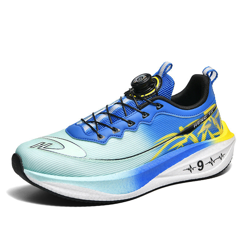 Red Rabbit9pro Racing Carbon Plate Running Shoes Breathable Mesh Sports Training Shock Absorption for Older Children and Adults Non-Slip Athletic Shoes