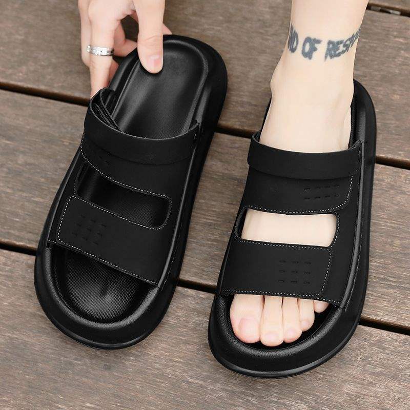 Men's Sandals2025Summer New Men's Dual-use Sandals for Outdoor Wear and Driving, Soft Sole Beach Shoes, Trendy Fashion Non-slip