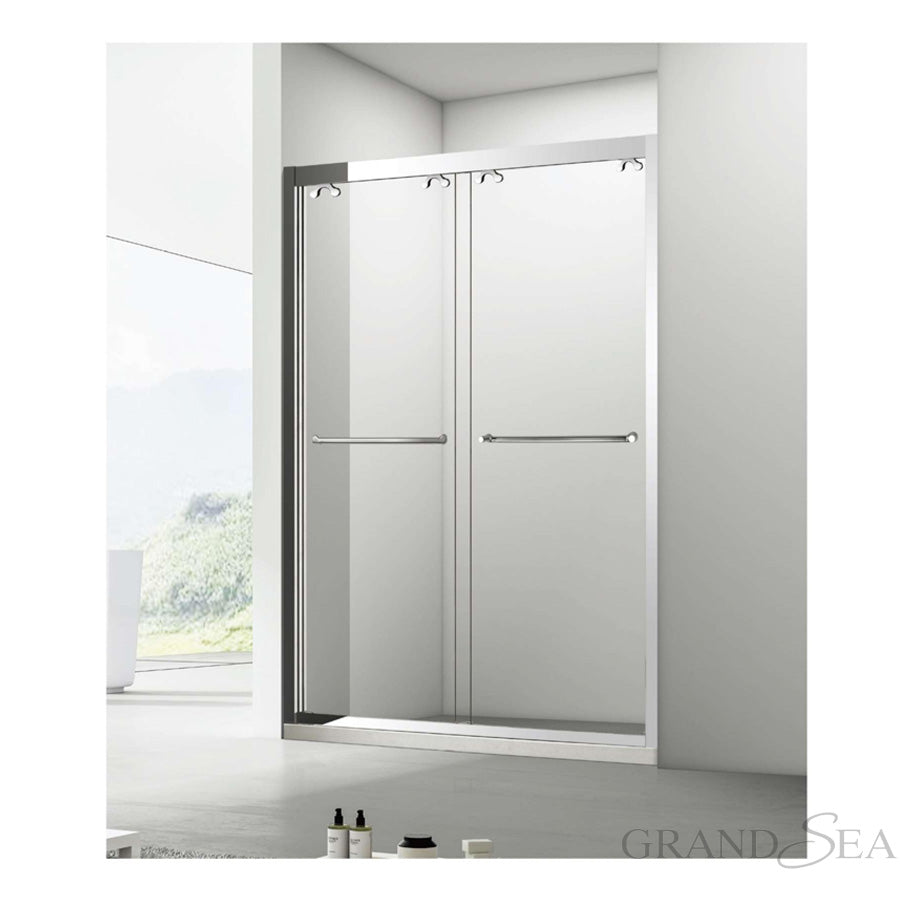 Wholesale Clean Tempered Glass Bathroom Shower Sliding Doors for Building