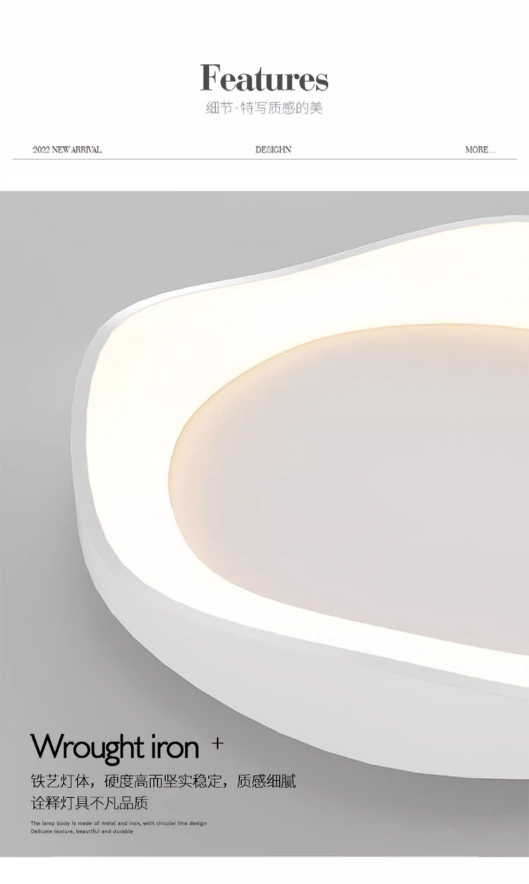 Macaron Ceiling Light Ultra-thin Living Room Lamp Home Decoration Modern Minimalist Bedroom Lamp led Creative Round Shape Ceiling Lamp