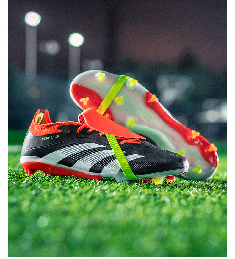 World Cup Football Shoes Men's New Style Grassland Competition AG Spike TF Broken Nails Adult Youth Student Sports Training