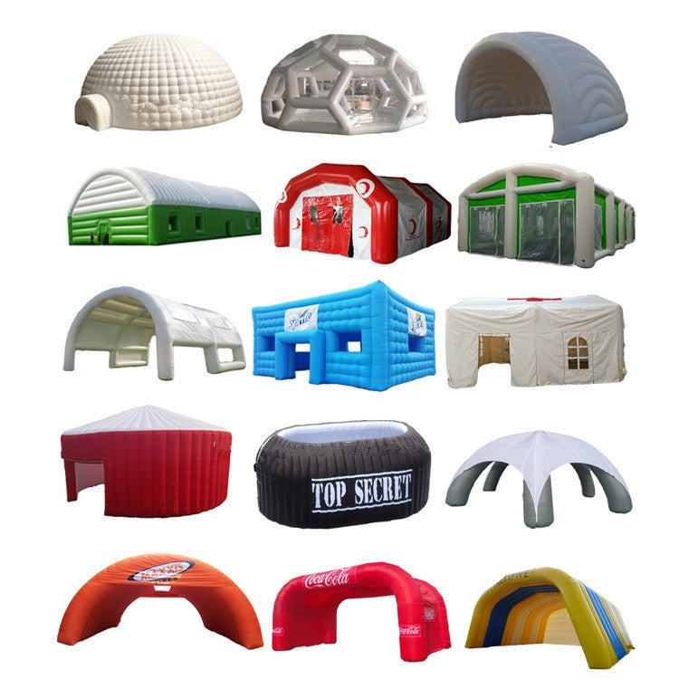 Internet Celebrity Inflatable Tent Large Outdoor Wedding Exhibition Mobile Banquet Tent Emergency Rescue Anti-epidemic Insulation Double Layer