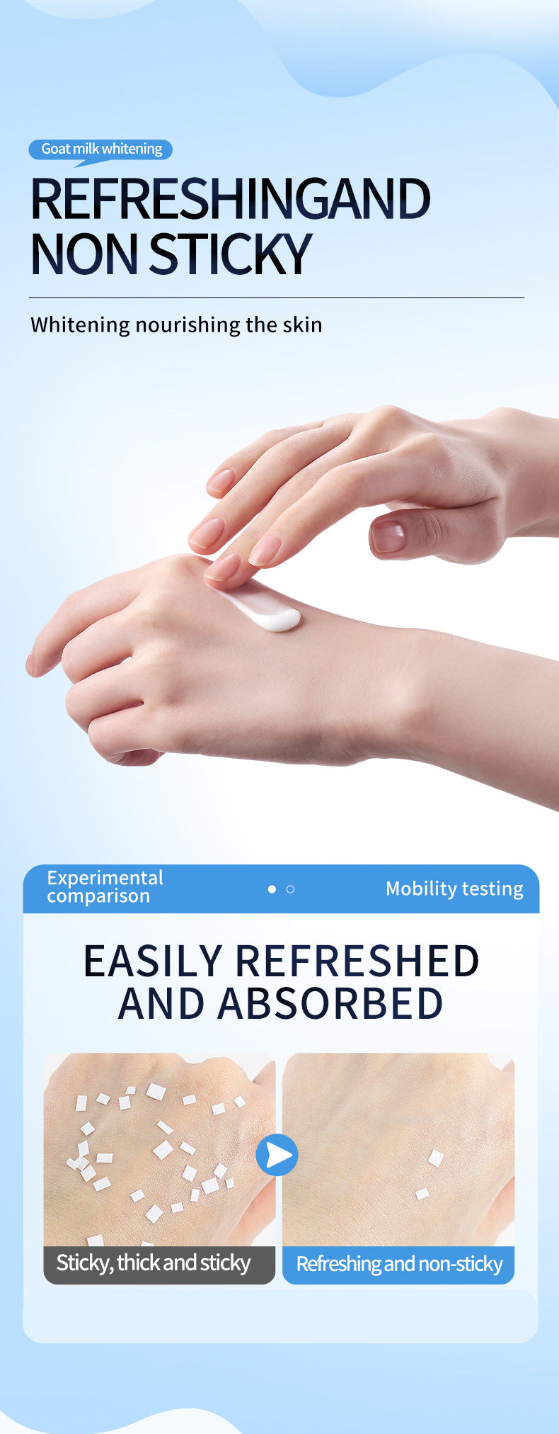 Goat Milk Whitening Hand Cream SADOER Autumn and winter moisturizing hand cream cross-border foreign trade wholesale