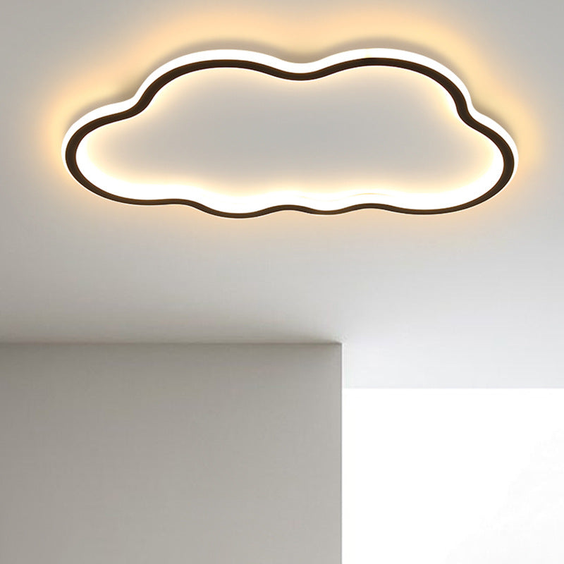 Ultra-thin Nordic Ceiling Light Modern Simple Bedroom Cloud led Lighting Living Room Internet Celebrity Side Emitting Creative Lamp