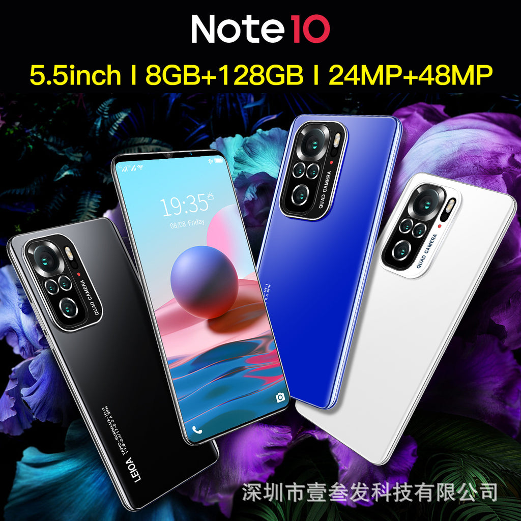 Note10pro(1+4G)New Hot5.5Inch5G All-in-one smartphone factory low-end device