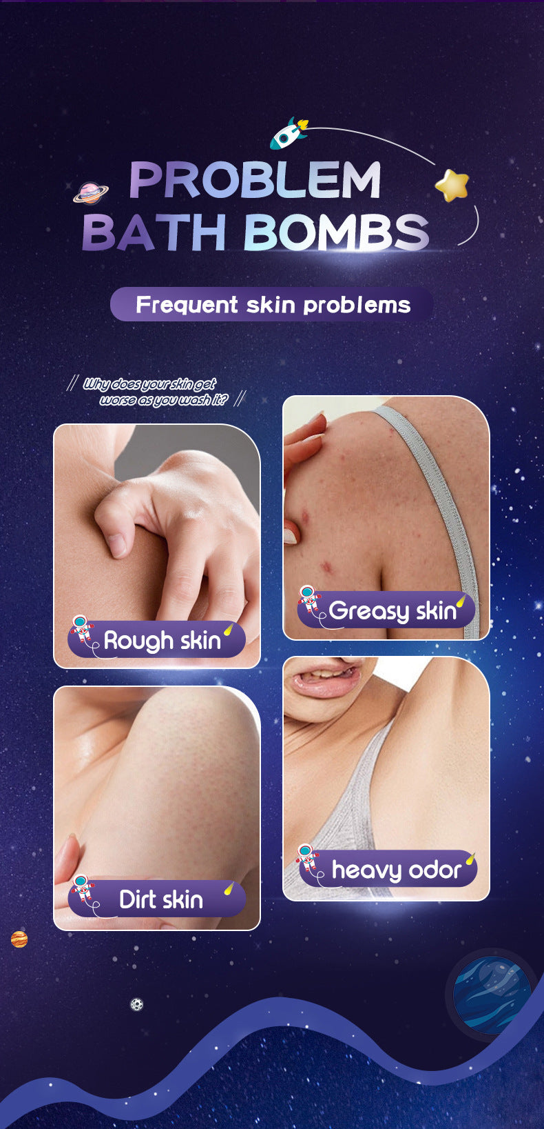 Full English Planet Bath Salt Ball120g SADOER Clean Fragrance Bath Ball  Wholesale