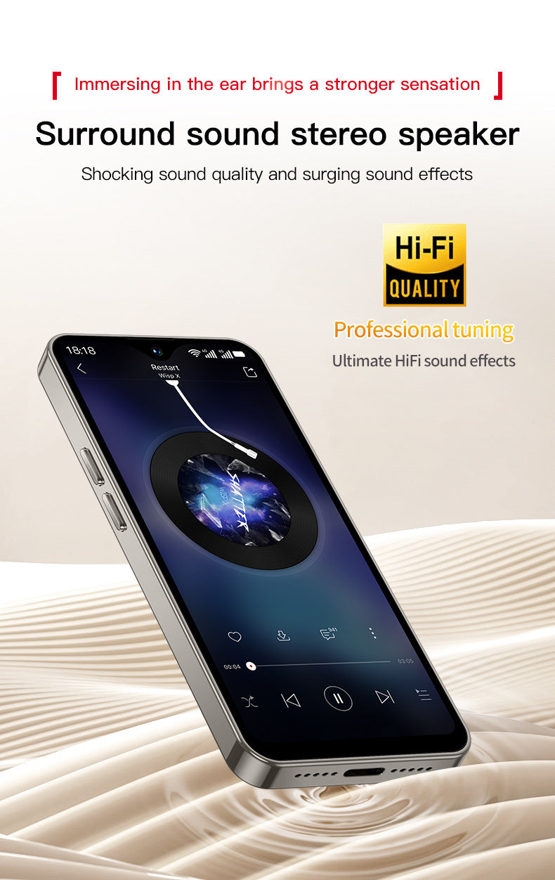 XS18promax All Netcom4G Mini Mobile Phone4.3Inch Water Drop Screen Ultra Small Foreign Language