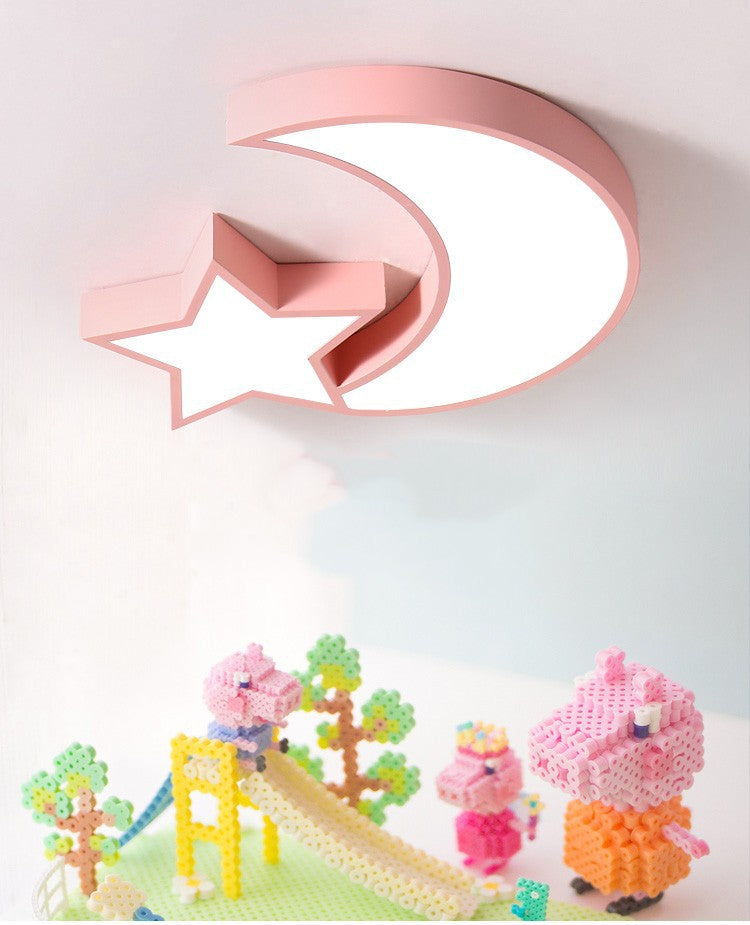 Macaron Children's Room Lighting Creative Boys and Girls Colorful Star Cloud Ceiling Light Kindergarten Bedroom Lamp