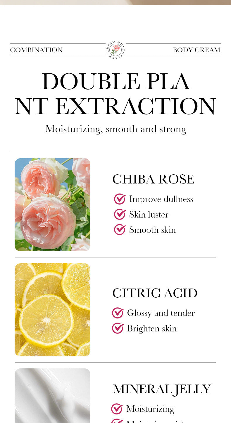 Floral Body Lotion BIOAOUA Rose Moisturizing Osmanthus Moisturizing Lotion Cross-Border Foreign Trade Wholesale