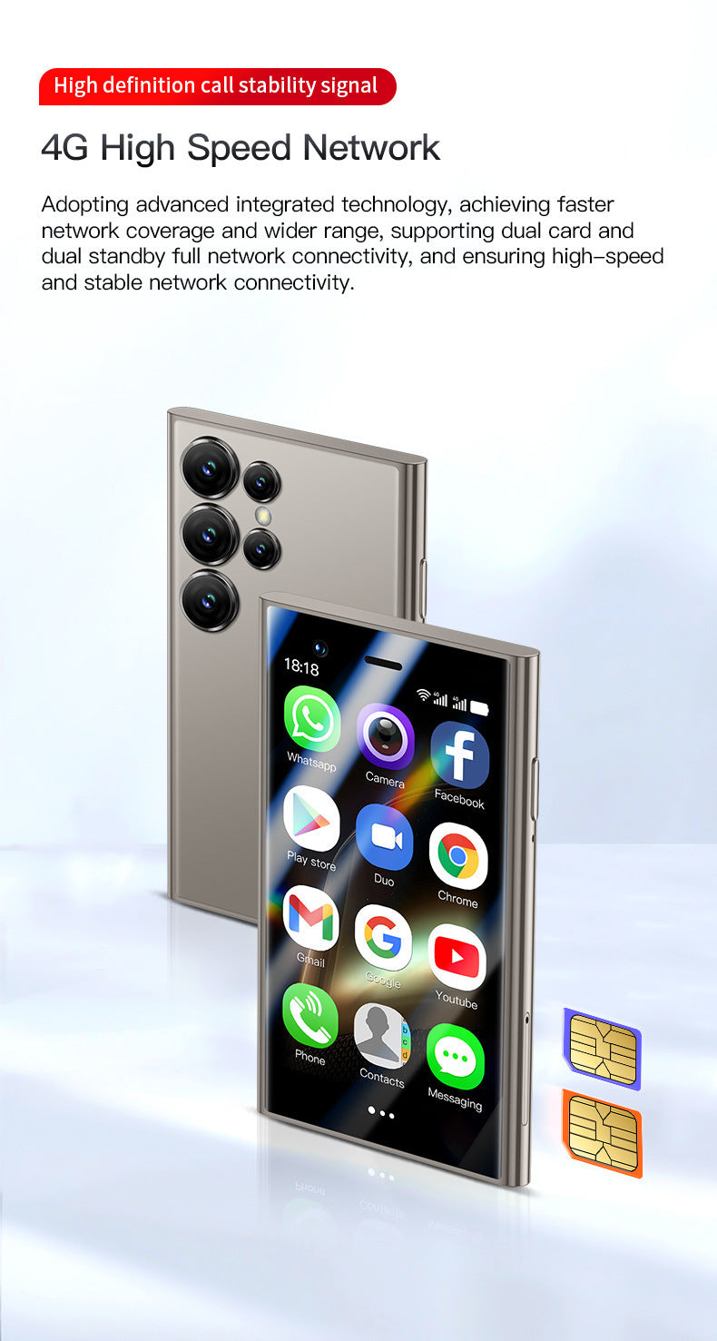 New Mobile Phone S25 Ultra Smartphone Dual SIM Mini Straight Touch Screen Android3G Ultra-small Mobile Phone
