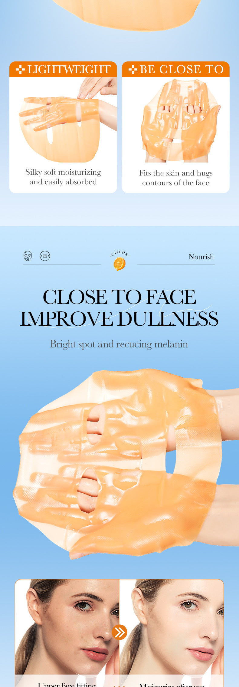 Facial Mask25g SADOER Aloe Vera VC Moisturizing and Rejuvenating Face Mask Sheet Pack for Cross-Border Wholesale