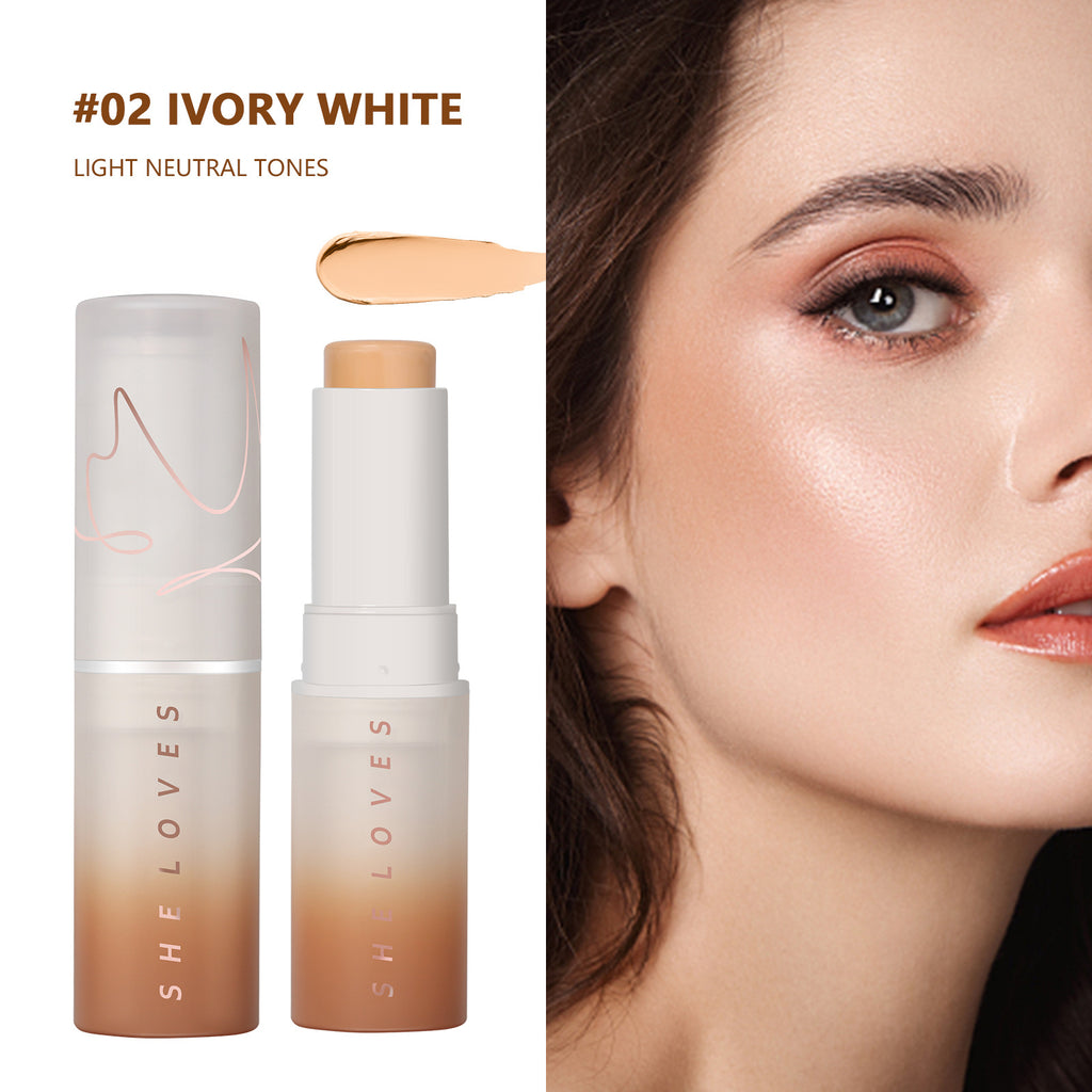 Exclusive Supply sheloves Matte Foundation Stick Concealer Foundation Liquid Non-Cakey Foundation Cream Long-Lasting Foundation Cream