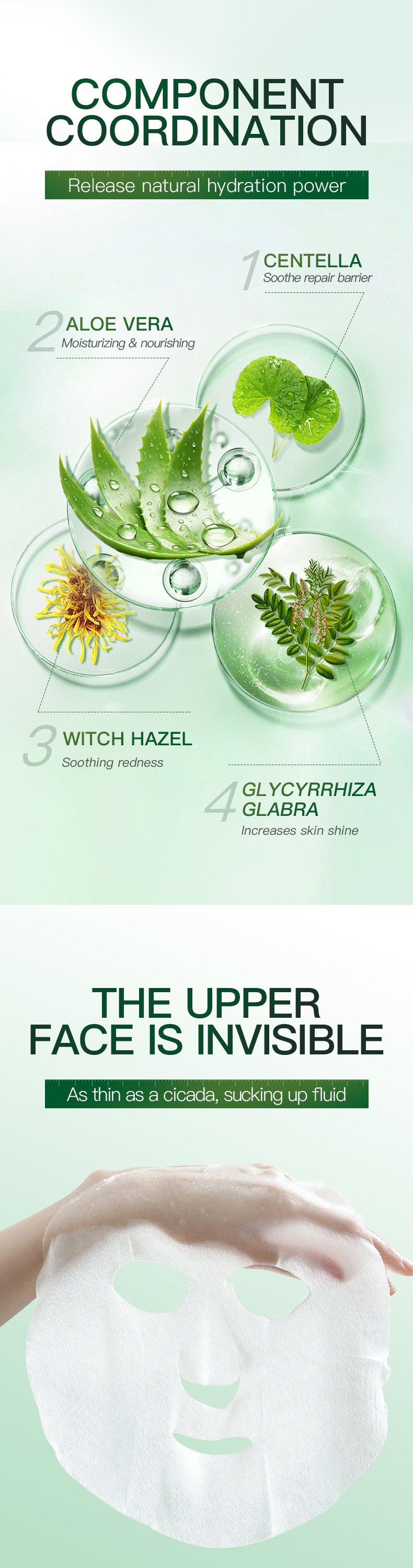 Full English Cucumber Skin Rejuvenation Mask SADOER Hydrating and Moisturizing Plant and Fruit Face Mask  Wholesale