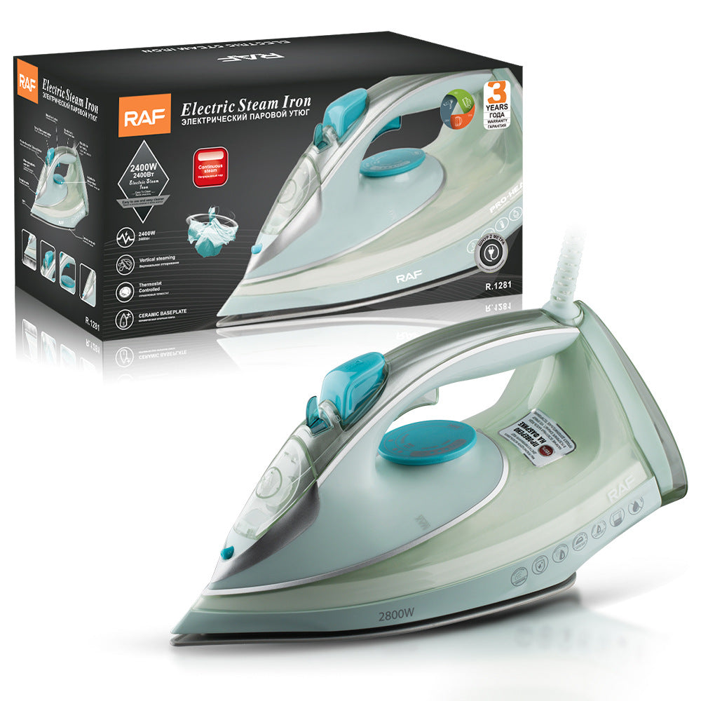 RAF European Standard Handheld Steam Electric Iron Household multifunctional ironing machine portable small garment steamer