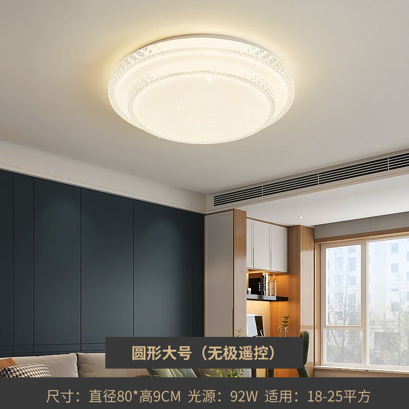 2025New led Ceiling Lamp Living Room Large Lamp Fashion Lighting Simple Modern Light Luxury Imitation Crystal Bedroom Lamp