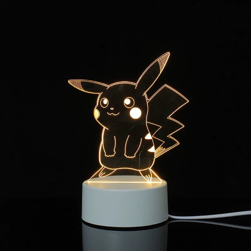 3D Night Light Acrylic Colorful Touch Remote Control Atmosphere Light Wholesale Dropshipping Creative Small Gift Factory