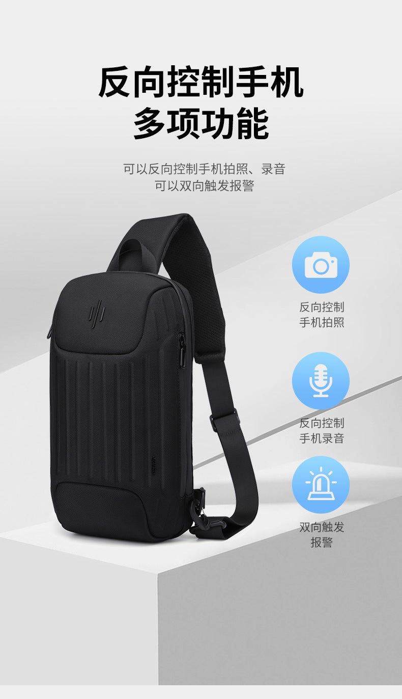 ozuko New Men's Chest Bag Casual Versatile Crossbody Bag Waterproof Anti-theft Men's Bag Crossbody Bag High-end Feel