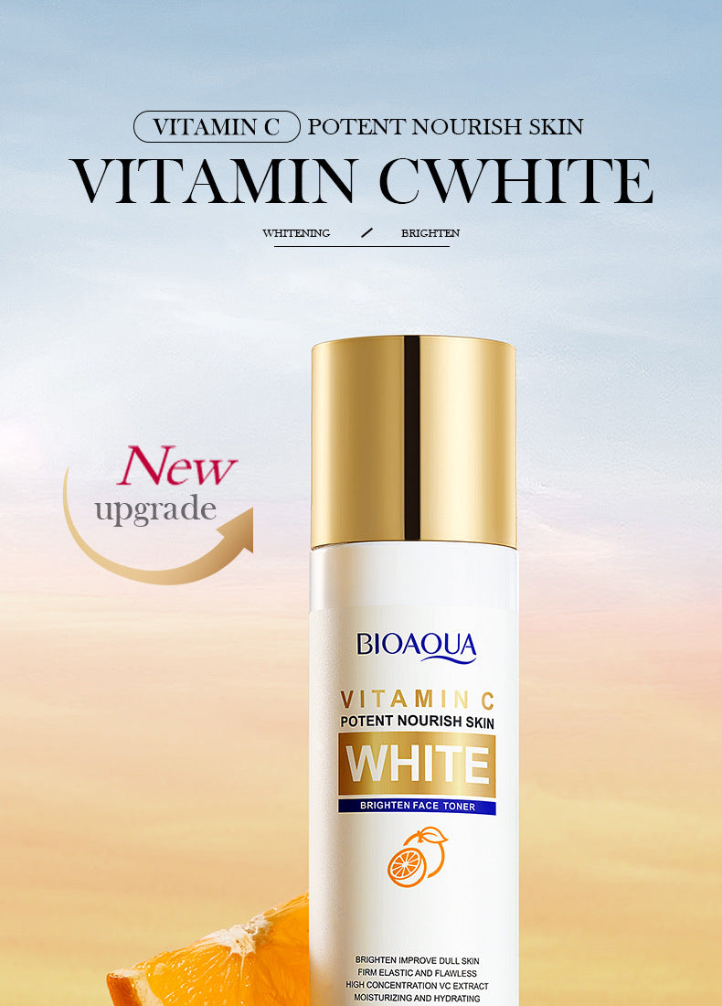 All English Vitamins C Whitening Skin Care Set BIOAOUA Cleansing and Moisturizing Five-Piece Set  Wholesale