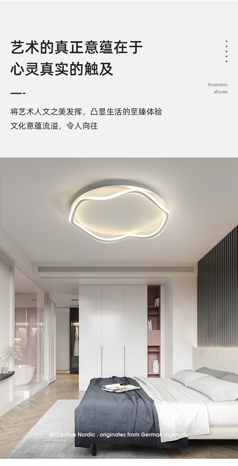 Lamps led Ceiling Lamp Creative Warm Romantic scandinavian Room Lamp Minimalist Modern Creative Master Bedroom Lighting