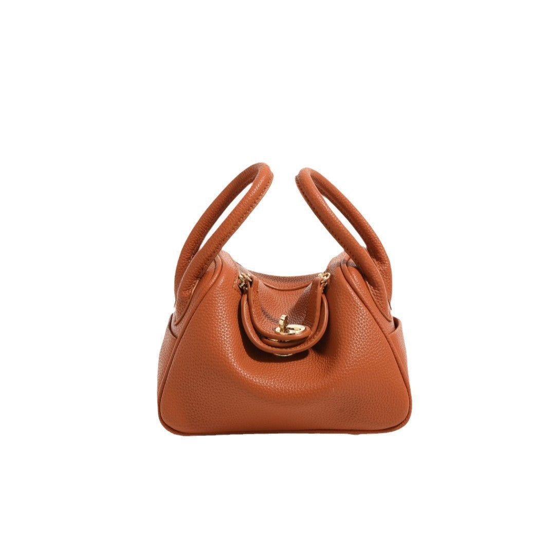 High-End Bag Doctor Bag Lindy Bag Lychee Pattern Women's Handbag Single Shoulder Crossbody Bag Pillow Bag Women's Bag