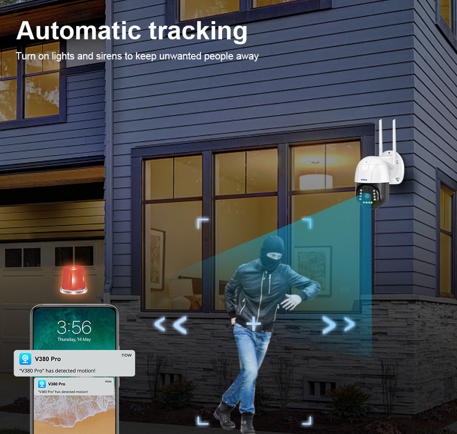 V380Outdoor4G Home surveillance camera detector Hd WiFi Camera Wireless Model Hot Sale