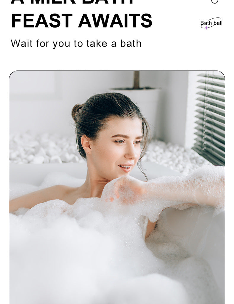 Full English Dried Flower Explosive Bath Salt Ball100gSADOER Clean Fragrance Bath Ball  Wholesale