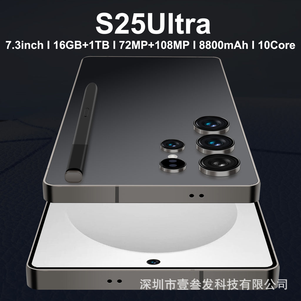 S25 Ultra Smartphone  4+64 High-end7.3Inch Large Screen Android12Source Factory
