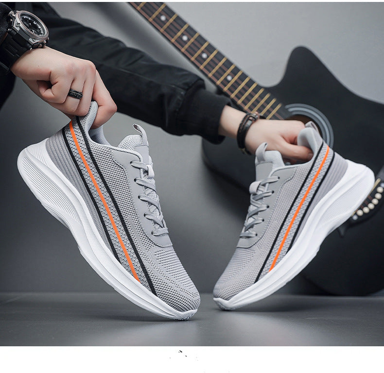 2025Spring and Autumn New Style Foreign Trade Casual Fashion Men's Shoes Breathable Trendy Versatile Comfortable Sports Running Shoes