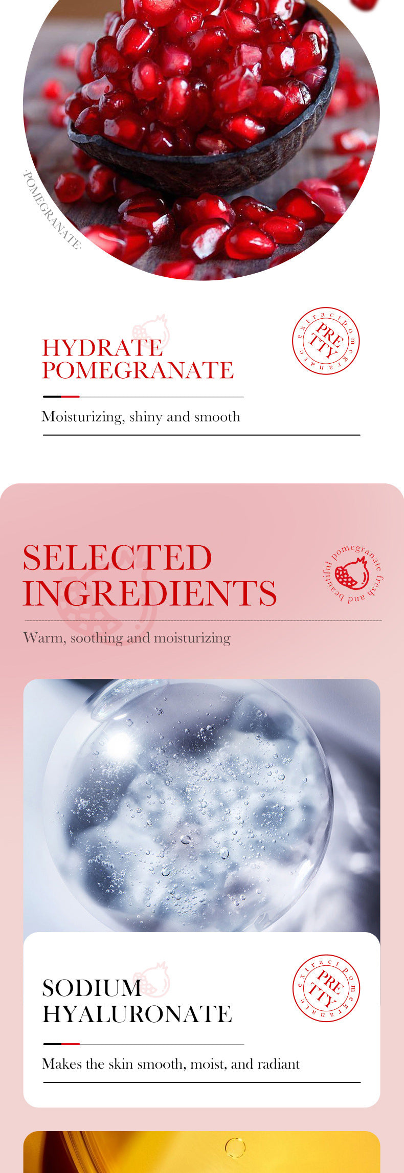 Red Pomegranate Skincare Set SADOER Hydrating Moisturizing Cleansing Six-Piece Set Cross-Border Wholesale