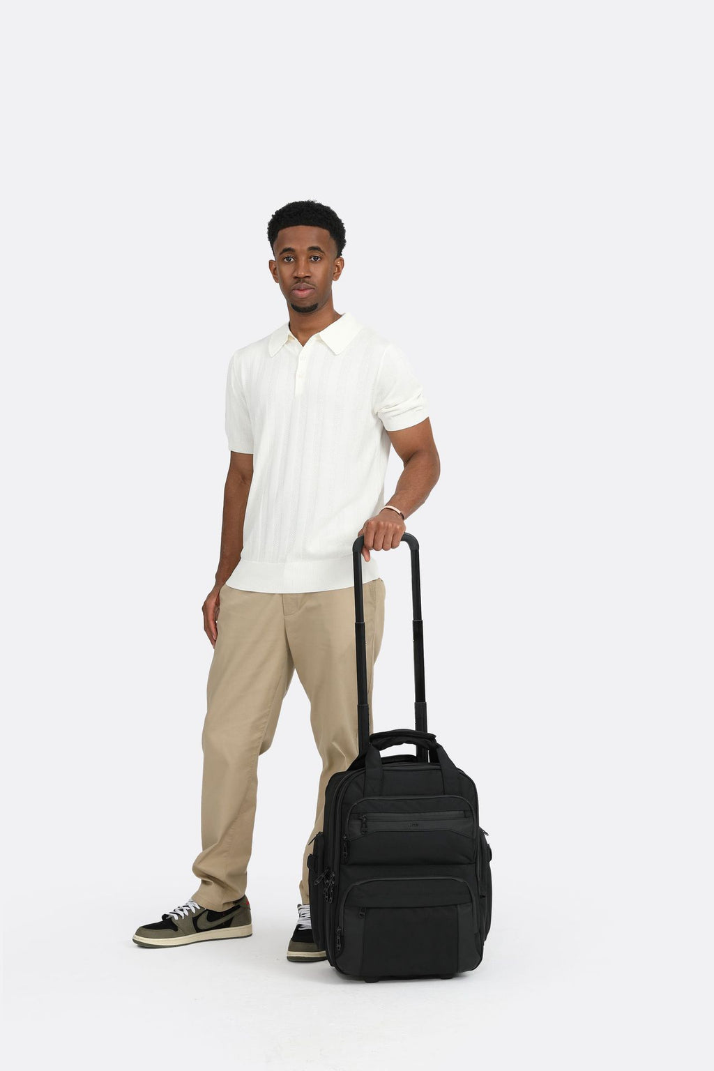 Trolley Travel Bag Business Boarding Bag Large Capacity Waterproof Oxford Cloth Multifunctional Handheld Wheeled Travel Bag