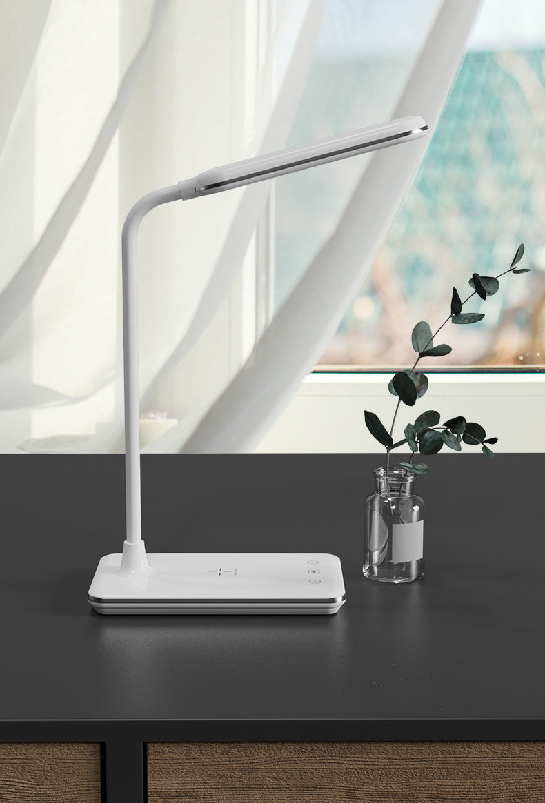 Wireless Charging Eye Protection Desk Lamp Folding Anti-Blue Light Touch Dimming LED Reading dormitory reading lamp student study