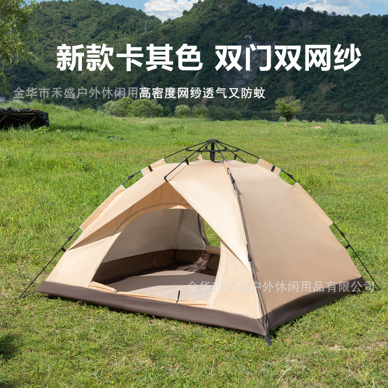 Outdoor Tent Fully Automatic Sunproof Windproof Quick Open Home Folding Waterproof Camping Picnic Tent