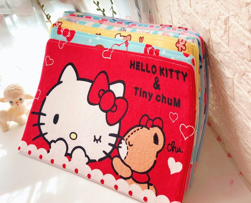 Flannel Mat Cartoon Kitty Bathroom Water Absorption Non-Slip Door Mat Pudding Dog Bathroom Mat Labeling and Dropshipping