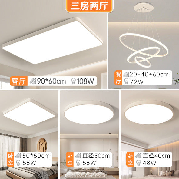 Modern simple personality square living room lamp Nordic Creative Home Use led Bedroom Ceiling Light Zhongshan Lighting Fixtures