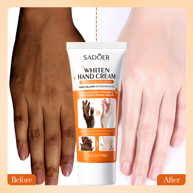 Full English Whitening Hand Cream100gSADOER Hydrating and Moisturizing Anti-Cracking Autumn and Winter Hand Cream  Wholesale