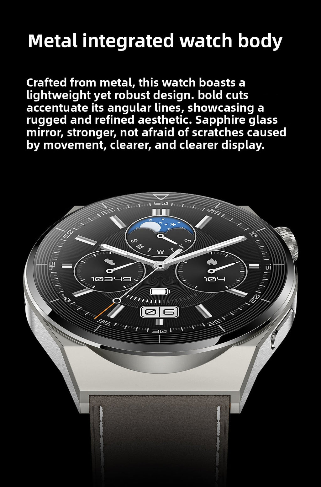 New HK46Smart Watch HD AMOLED Multiple Screen Dial Switching NFC Offline Alipay Factory