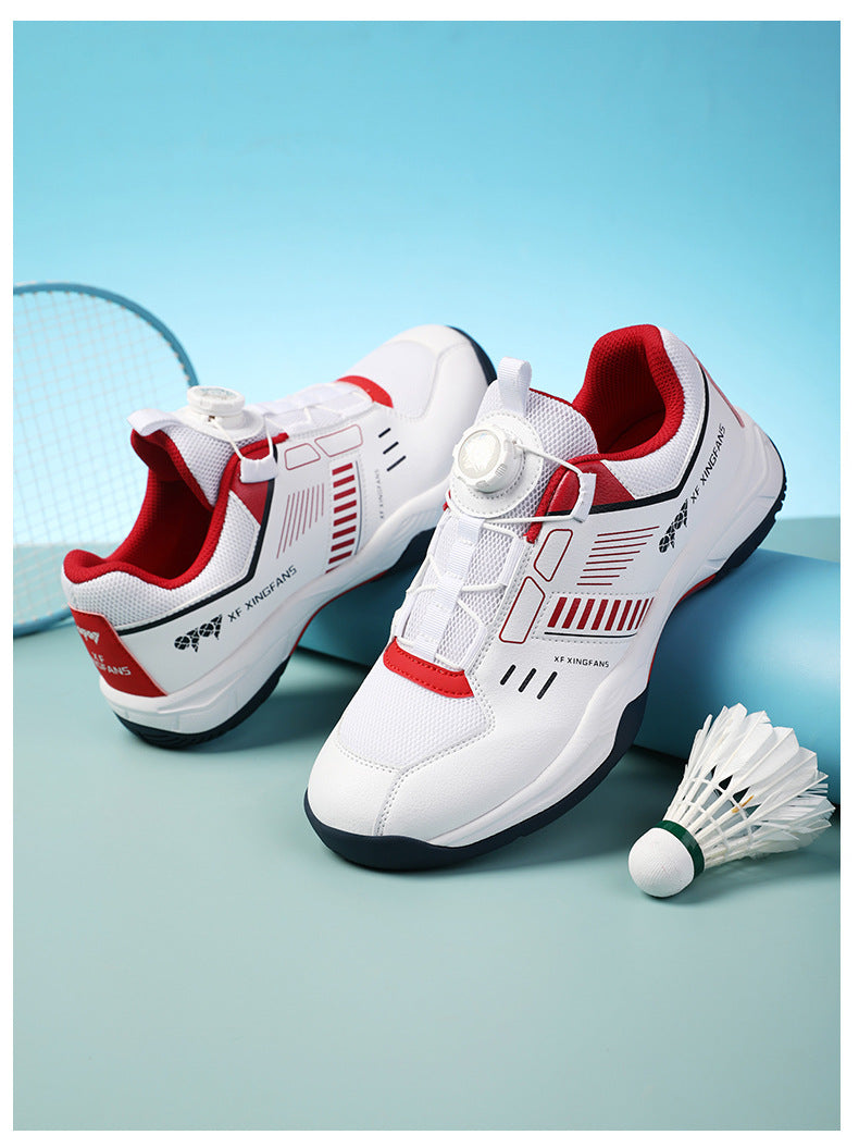 Large Size New Cushioning Anti-Slip Sneakers Breathable Table Tennis Shoes Low-Top Men's Professional Badminton Training Shoes