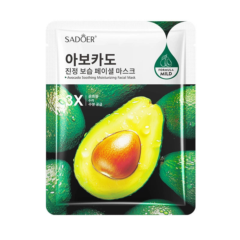 Full English Fruit Moisturizing Hydrating Face Mask SADOER Moisturizing, rejuvenating, and brightening face mask  wholesale l