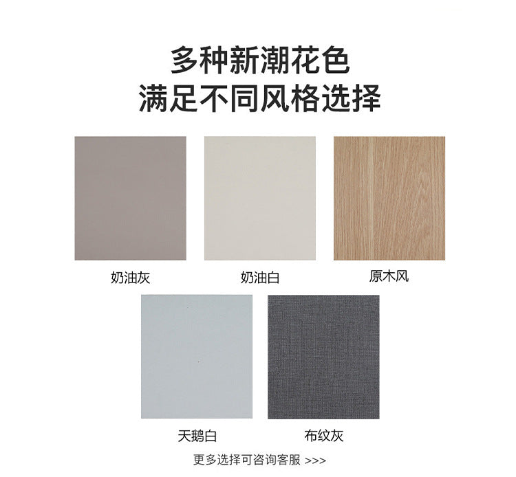 Custom Entryway Wall-Mounted Shoe Cabinet Home Doorway Entryway Cabinet Integrated Entryway with Door Cream Solid Wood High Cabinet