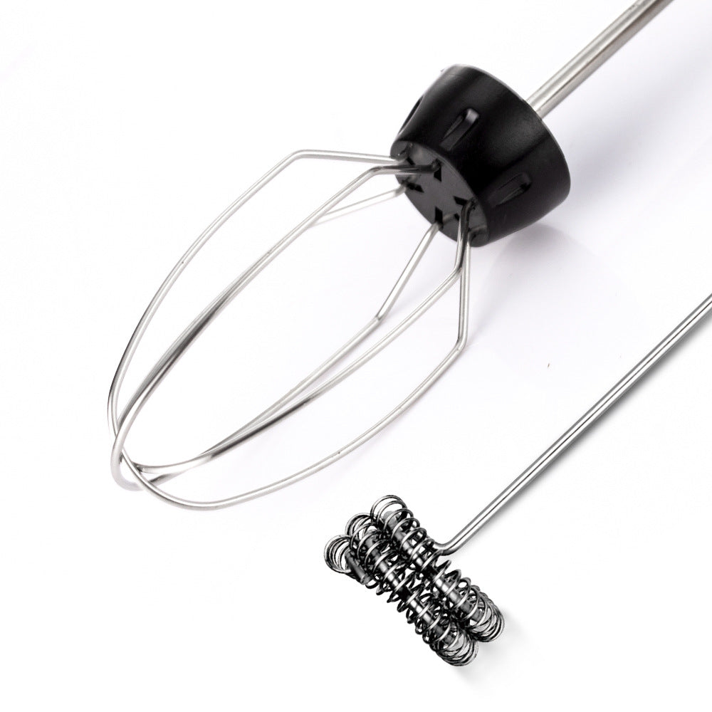 RAF Cafe Electric Milk Frother Milk Stirrer Whisk Egg Beater Coffee Frother Home Use 2-in-1