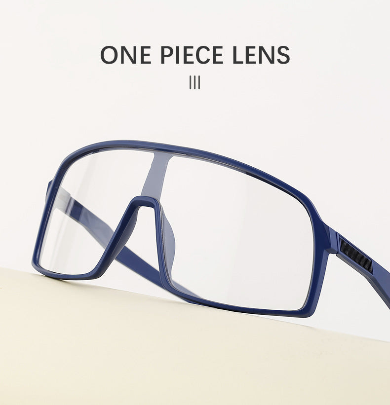 Cycling Sports One-piece Color-changing Sunglasses Men's Trendy Sunglasses Outdoor Mountaineering Sunscreen Glasses sunglasses
