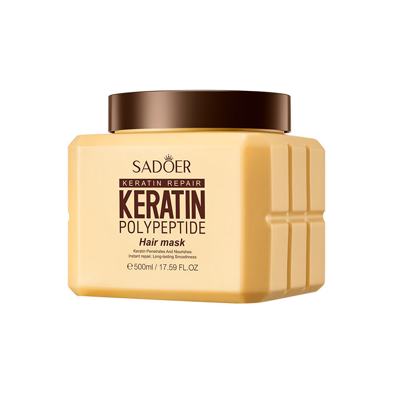 Keratin Peptide Smooth Hair Mask SADOER Smooth and Fluffy Hair Conditioner Cross-Border Wholesale