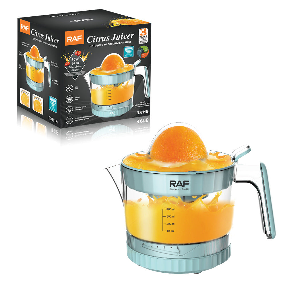 RAF EU Plug Electric Fresh Orange Juicer1L Household automatic juicer lemon orange juicer small portable